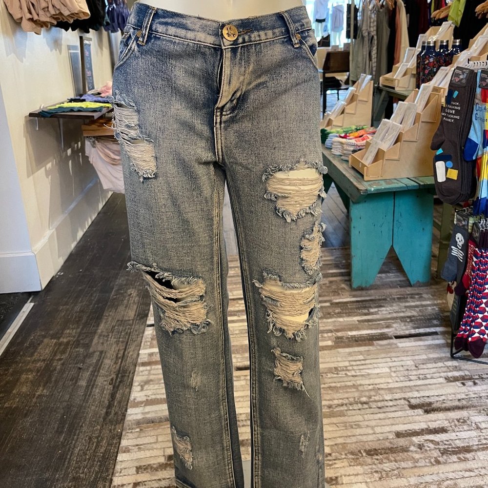 One Teaspoon Never Worn Distressed Denim - Size 29